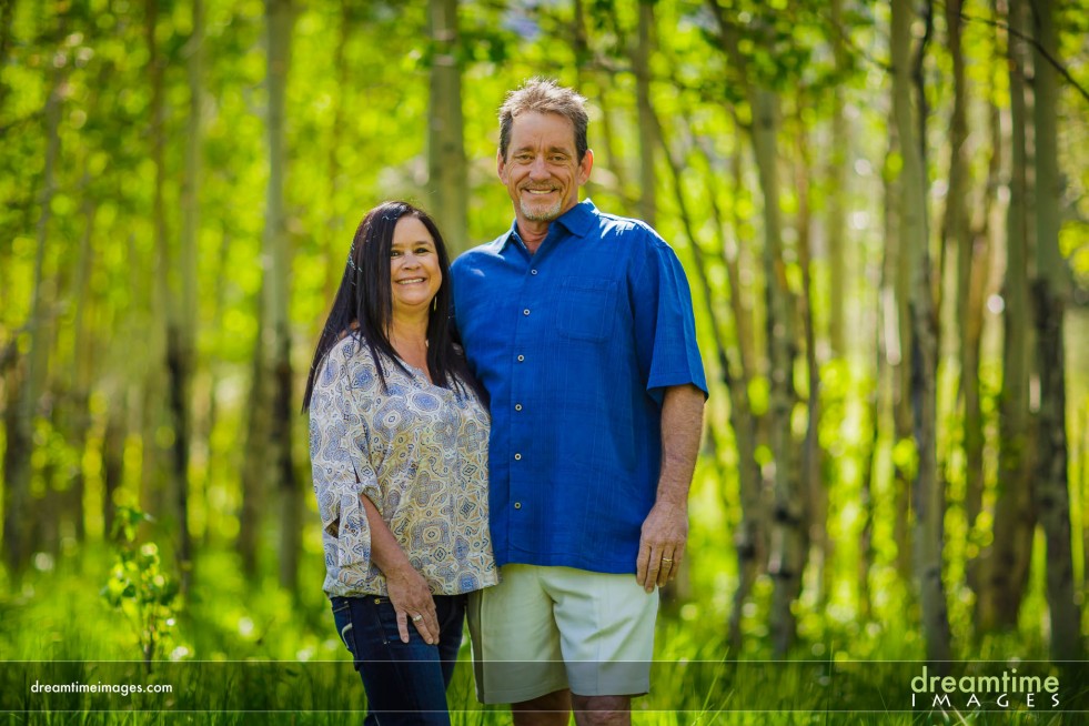 A husband and wife near Lily Lake
